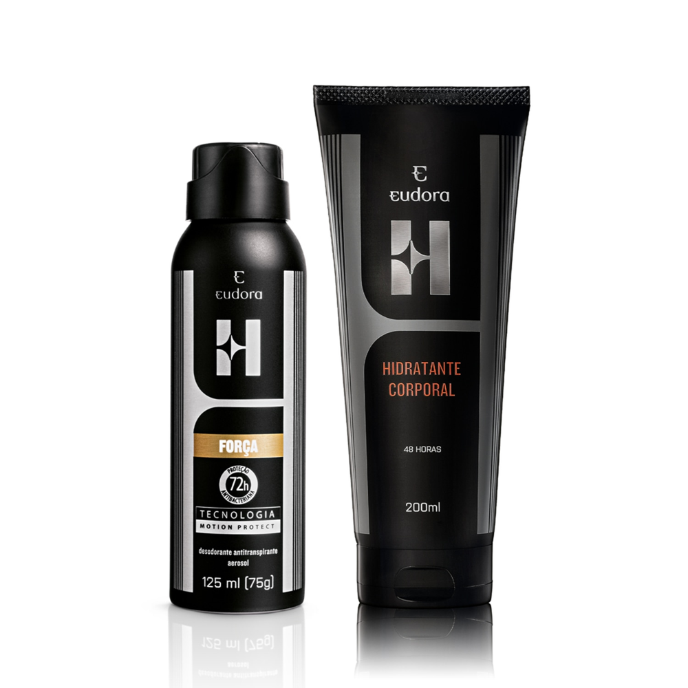 Combo Eudora H: Antitranspirante Aerossol + Hidratante Desodorante Corporal Combo Eudora H: Antitranspirante Aerossol + Hidratante Desodorante Corporal