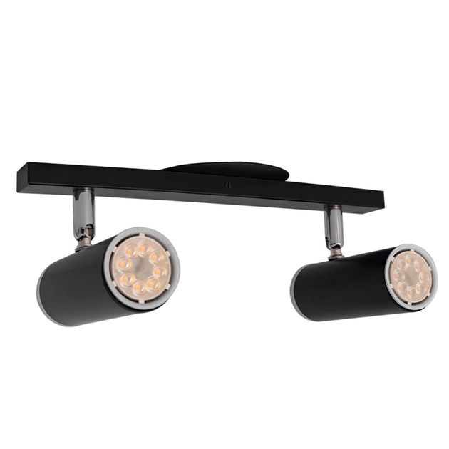Spot Sobrepor Aluminio Acrilico Dicroica Gu10 Tubo - PRETO Spot Sobrepor Aluminio Acrilico Dicroica Gu10 Tubo - PRETO
