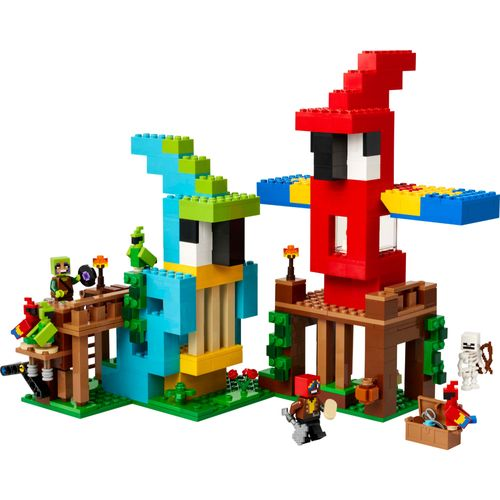 LEGO® Minecraft® - As casas dos papagaios LEGO® Minecraft® - As casas dos papagaios