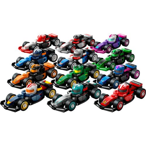 LEGO® Carros de corrida colecionáveis F1® LEGO® Carros de corrida colecionáveis F1®