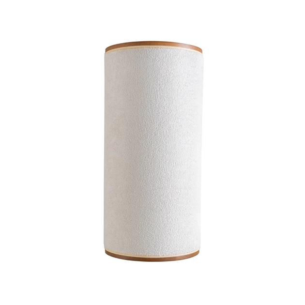 Arandela Retangular Tecido Boucle Natural Apollo Arandela Retangular Tecido Boucle Natural Apollo