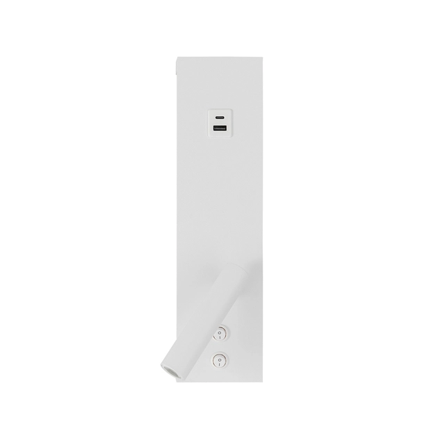 Arandela Led Aluminio Branco 12W 3000K Leya All Arandela Led Aluminio Branco 12W 3000K Leya All