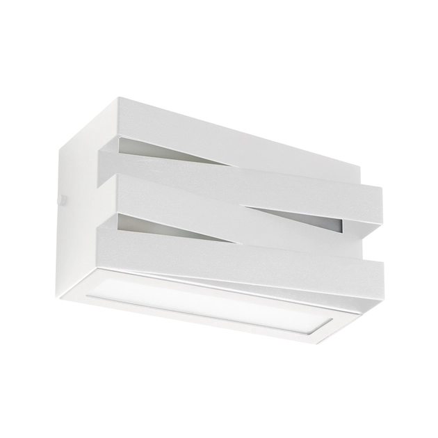 Arandela Aluminio Retangular Ip54 Trama - BRANCO Arandela Aluminio Retangular Ip54 Trama - BRANCO
