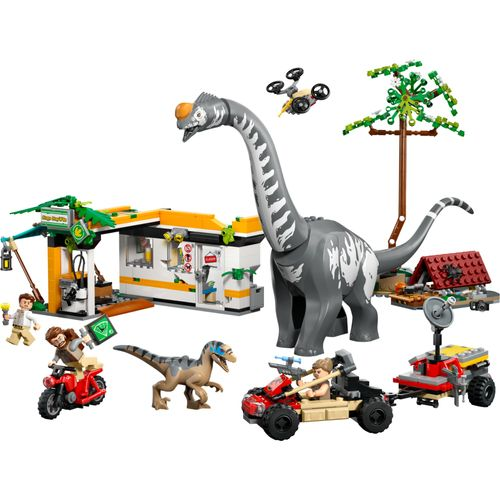 LEGO® Jurassic World - Missão de rastreamento de Raptor e Titanosaurus LEGO® Jurassic World - Missão de rastreamento de Raptor e Titanosaurus