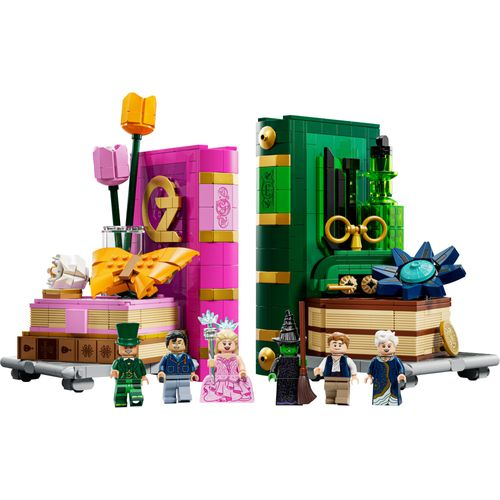 LEGO® Wicked - Cantinho do livro: Glinda e Elphaba LEGO® Wicked - Cantinho do livro: Glinda e Elphaba