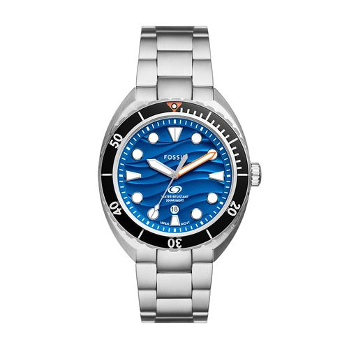 Relógio Fossil Masculino Breaker Prata - FS6064/1KN Relógio Fossil Masculino Breaker Prata - FS6064/1KN