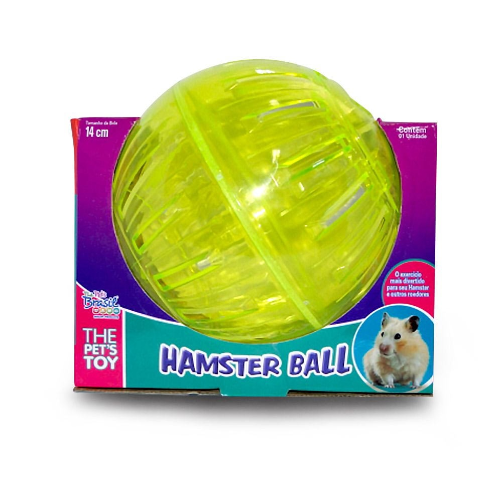 Bola Para Hamster De Exercício Roda Giratória 14cm - The Pets Brasil Bola Para Hamster De Exercício Roda Giratória 14cm - The Pets Brasil