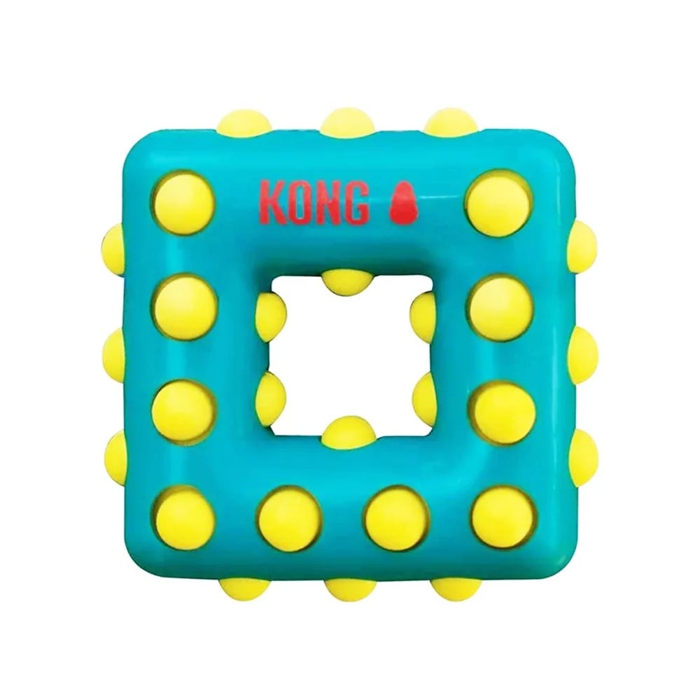 Brinquedo Interativo Cães Kong Dotz Square Large Brinquedo Interativo Cães Kong Dotz Square Large