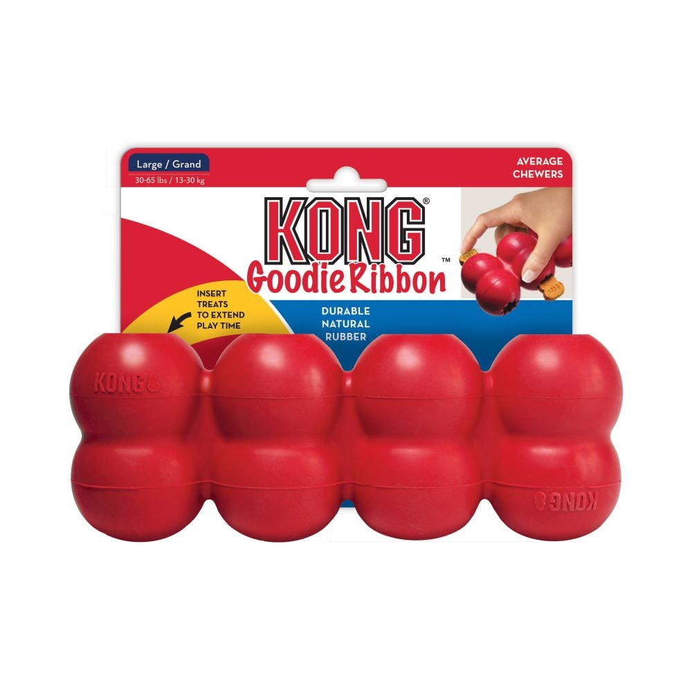 Brinquedo Interativo Cães Kong Goodie Ribbon Large Brinquedo Interativo Cães Kong Goodie Ribbon Large