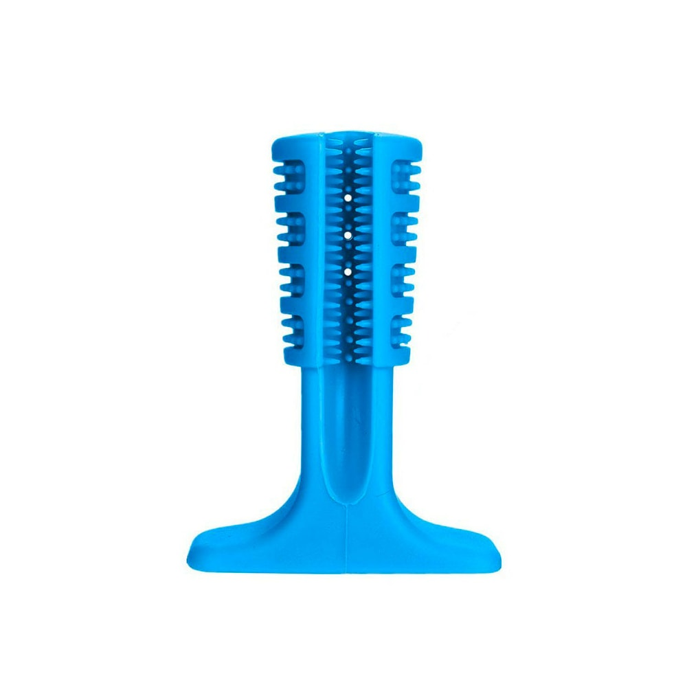 Escova De Dente Para Cães Azul Médio Petlon Escova De Dente Para Cães Azul Médio Petlon