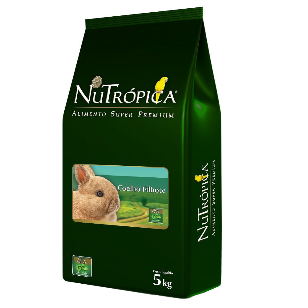 Ração Nutrópica Coelho Filhote - 5kg Ração Nutrópica Coelho Filhote - 5kg