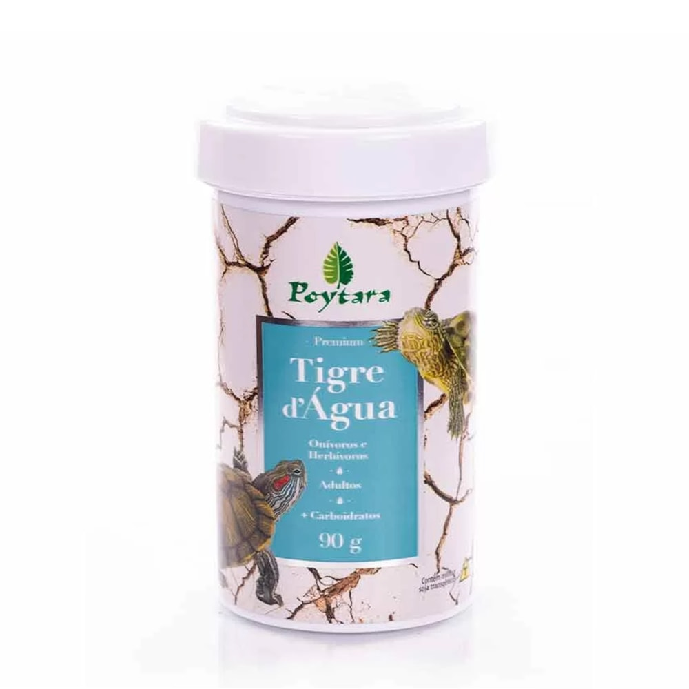 Alimento Poytara Para Tigre DÁgua - 90g Alimento Poytara Para Tigre DÁgua - 90g