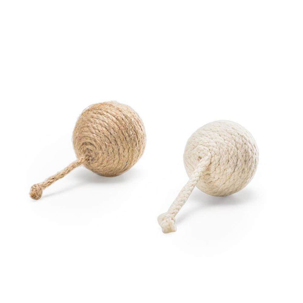 Brinquedo Gatos Mimo Conjunto Duas Bolinhas Hemp Brinquedo Gatos Mimo Conjunto Duas Bolinhas Hemp