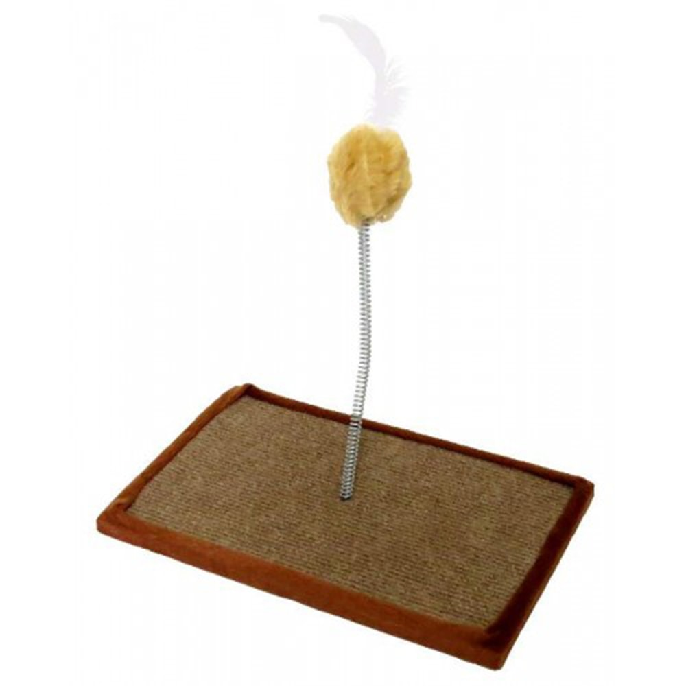 Brinquedo Carpete Para Gatos São Pet Bege Brinquedo Carpete Para Gatos São Pet Bege