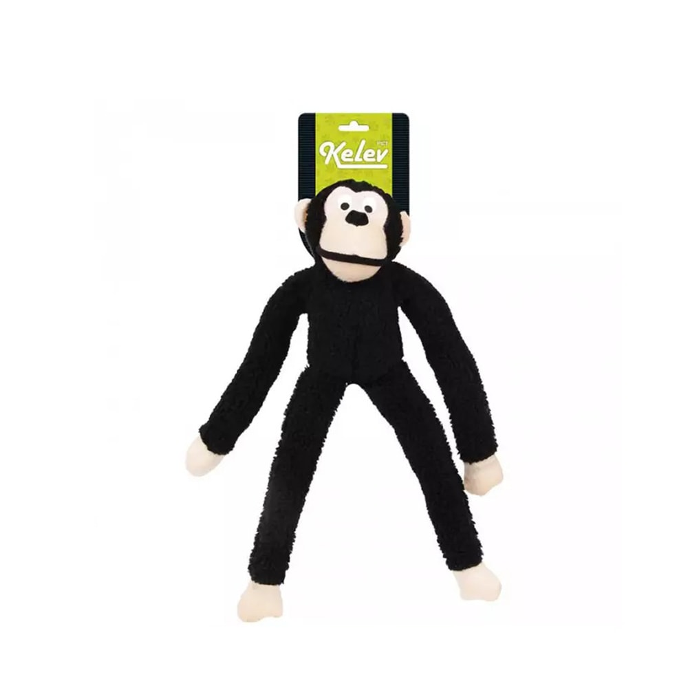 Brinquedo Mordedor Cães Pelúcia Macaco Grande Preto Jambo Brinquedo Mordedor Cães Pelúcia Macaco Grande Preto Jambo
