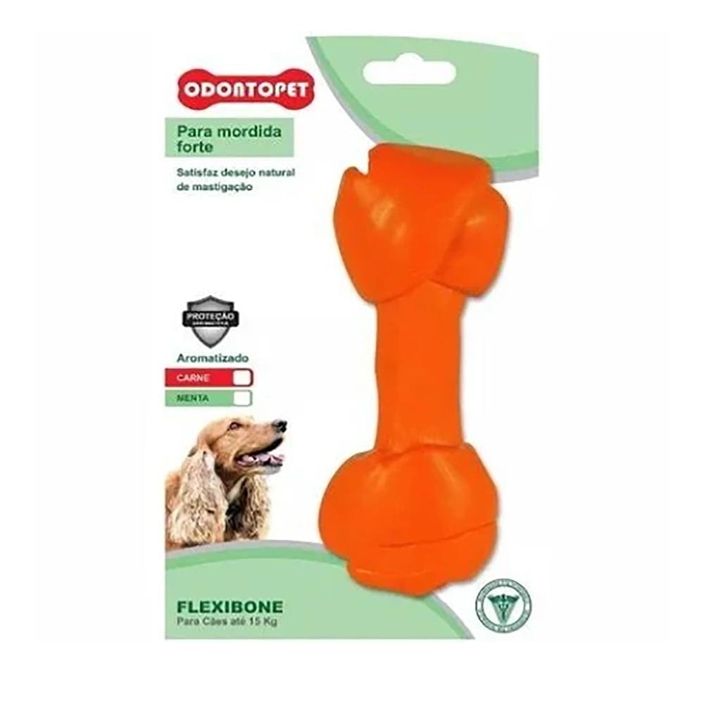 Brinquedo Mordedor Flexibone Big Caes Até 15Kg Odontopet Brinquedo Mordedor Flexibone Big Caes Até 15Kg Odontopet