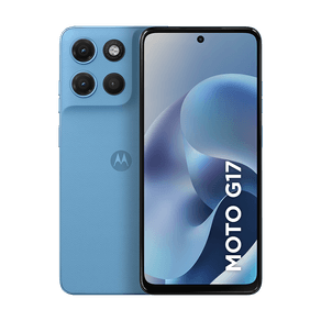 Smartphone Motorola Moto g17 128GB 12GB (4GB RAM + 8GB RAM Boost) camera 50MP Sony Lytia 600, tela FHD+ 60hz, bateria 5200 mAh - Azul Claro Smartphone Motorola Moto g17 128GB 12GB (4GB RAM + 8GB RAM Boost) camera 50MP Sony Lytia 600, tela FHD+ 60hz, bateria 5200 mAh - Azul Claro