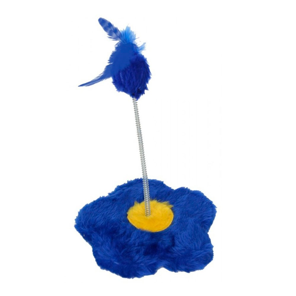 Brinquedo Flor Para Gatos Azul São Pet Brinquedo Flor Para Gatos Azul São Pet