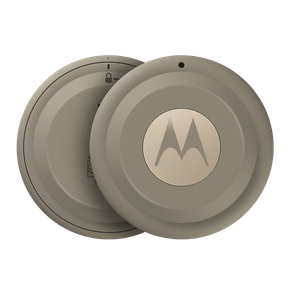Moto Tag 2 Rastreador Motorola Bluetooth, UWB, compativel com Android (app Localizador), IP68 - 1 unidade - Bege