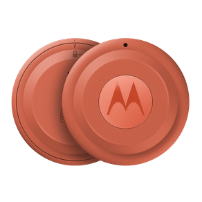 Moto Tag 2 Rastreador Motorola Bluetooth, UWB, compativel com Android (app Localizador), IP68 - 1 unidade - Laranja