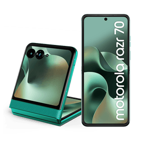 Smartphone Motorola Razr 70 5G 256GB 24GB (8GB RAM+16GB Ram Boost), tela interna 6.9" e externa 3.6", extreme AMOLED, câmera 50MP, IP48 - Verde