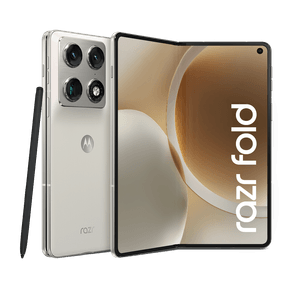 Smartphone Motorola Razr Fold 1TB 32GB (16GB RAM+16GB Ram Boost), Tela interna 8.1" e externa 6.6, extreme AMOLED, 3 câmeras 50MP e Zoom 100x, IP49 - Branco