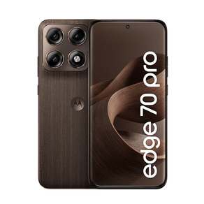 Smartphone Motorola Edge 70 Pro 5G 256GB 24GB (12GB RAM+12GB Ram Boost), 4 câmeras de 50MP, Tela 1.5K extreme AMOLED 144Hz, Bateria 6500 mAh, IP68/IP69 - Madeira