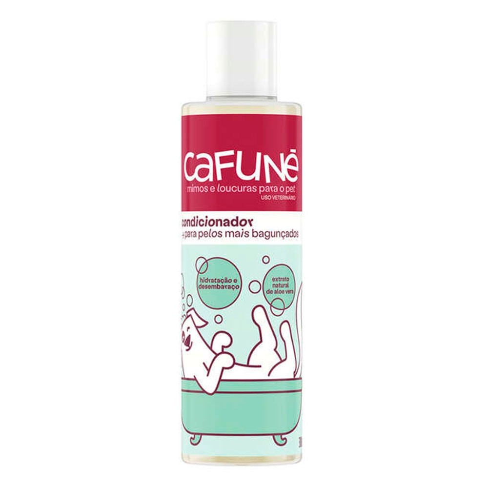Condicionador Cães e Gatos Hidratante e Desembaraço Cafuné 300mL Condicionador Cães e Gatos Hidratante e Desembaraço Cafuné 300mL