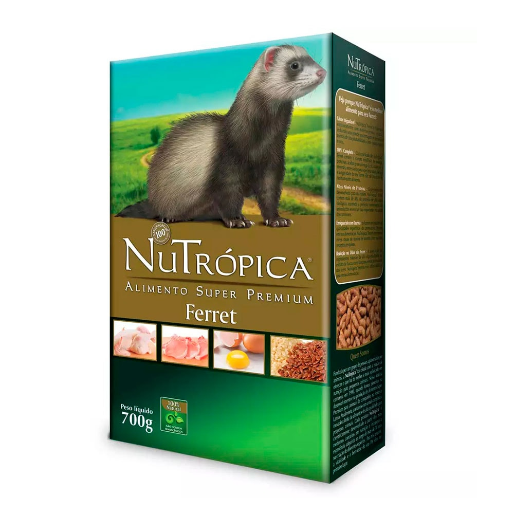 Ração Nutrópica Para Ferret Natural - 700g Ração Nutrópica Para Ferret Natural - 700g