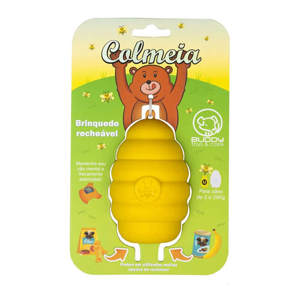 Brinquedo Para Cães Colmeia Recheável Buddy Toys - Tam.M