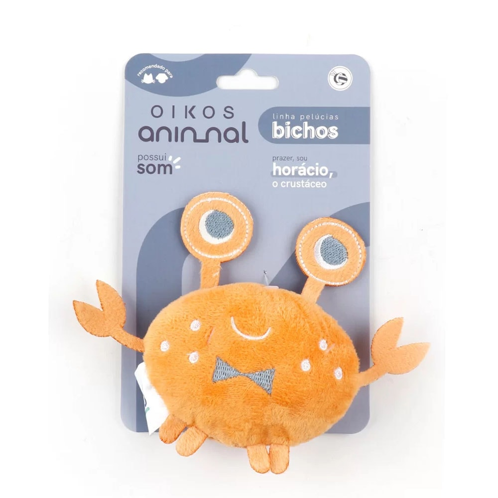 Brinquedo Cães Pelúcia Caranguejo Oikos Brinquedo Cães Pelúcia Caranguejo Oikos