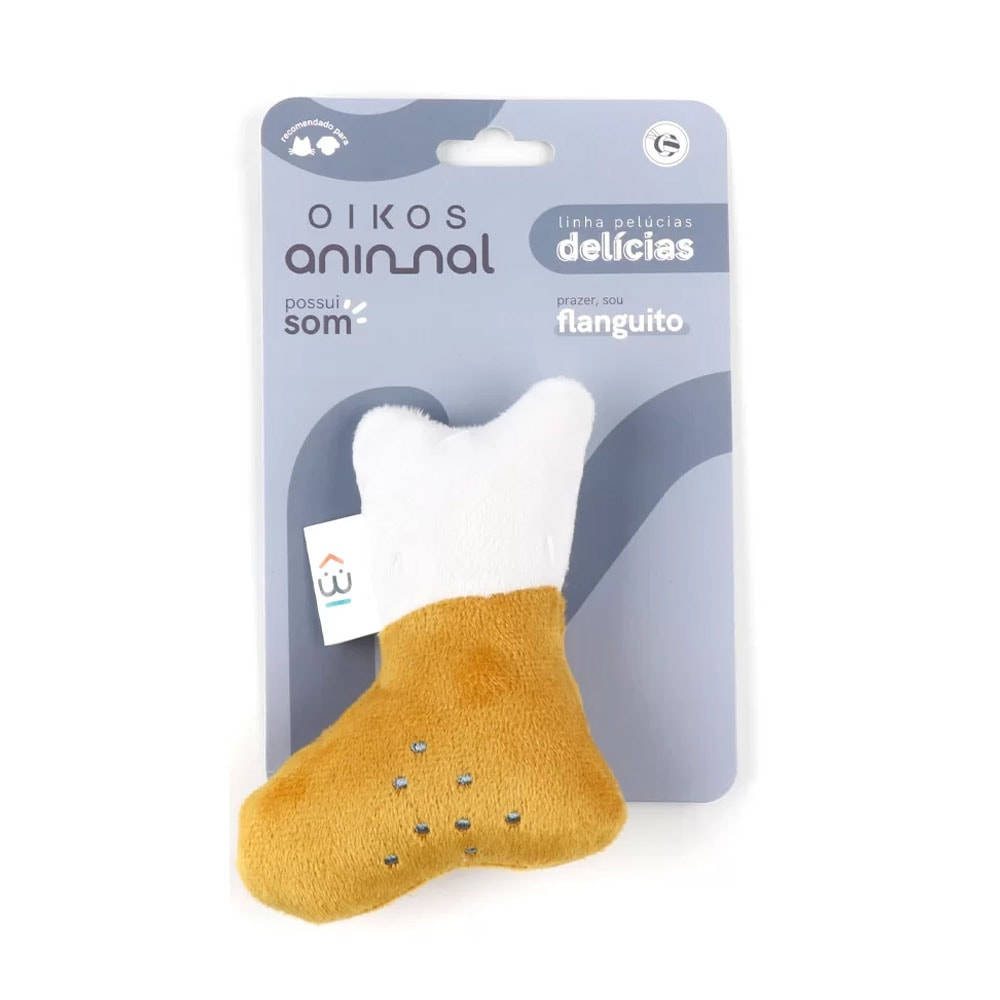 Brinquedo Cães Pelúcia Coxinha Oikos Brinquedo Cães Pelúcia Coxinha Oikos