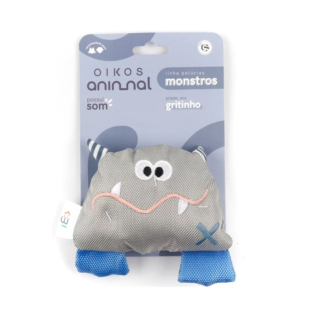 Brinquedo Cães Pelúcia Monstrinhos Gritinho Oikos Brinquedo Cães Pelúcia Monstrinhos Gritinho Oikos