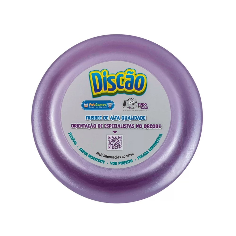 Brinquedo Para Cães Discão Pet Games - Lilás Brinquedo Para Cães Discão Pet Games - Lilás