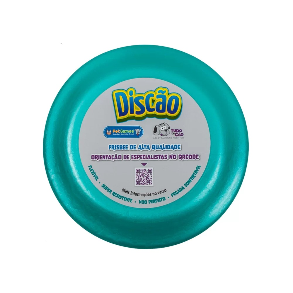 Brinquedo Para Cães Discão Pet Games - Verde Brinquedo Para Cães Discão Pet Games - Verde