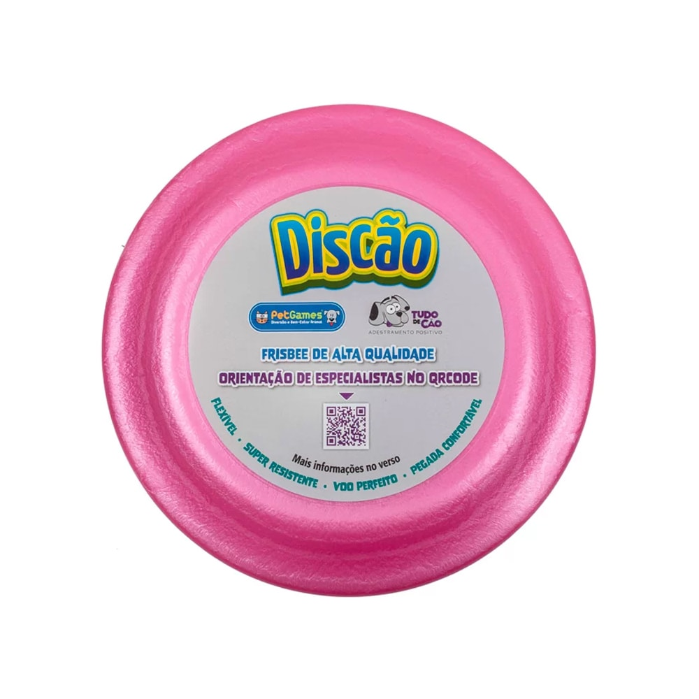 Brinquedo Para Cães Discão Pet Games - Pink Brinquedo Para Cães Discão Pet Games - Pink