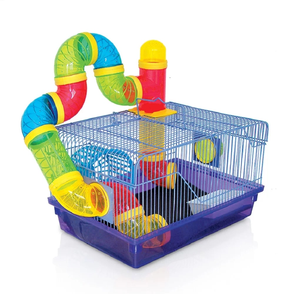 Gaiola Hamster American Pets Modelo 13 Labirinto Roxo Gaiola Hamster American Pets Modelo 13 Labirinto Roxo