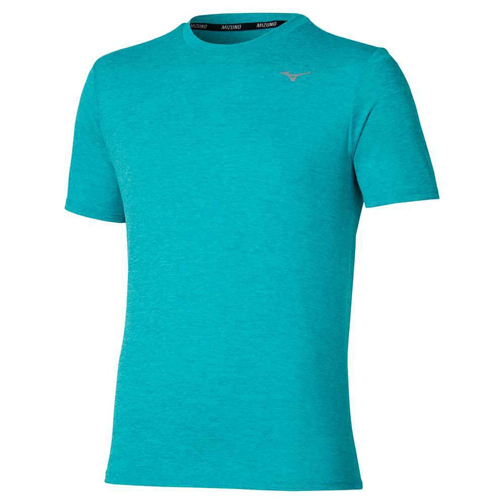 Camiseta de Corrida Mizuno Core Impulse Masculina GG Azul Camiseta de Corrida Mizuno Core Impulse Masculina GG Azul