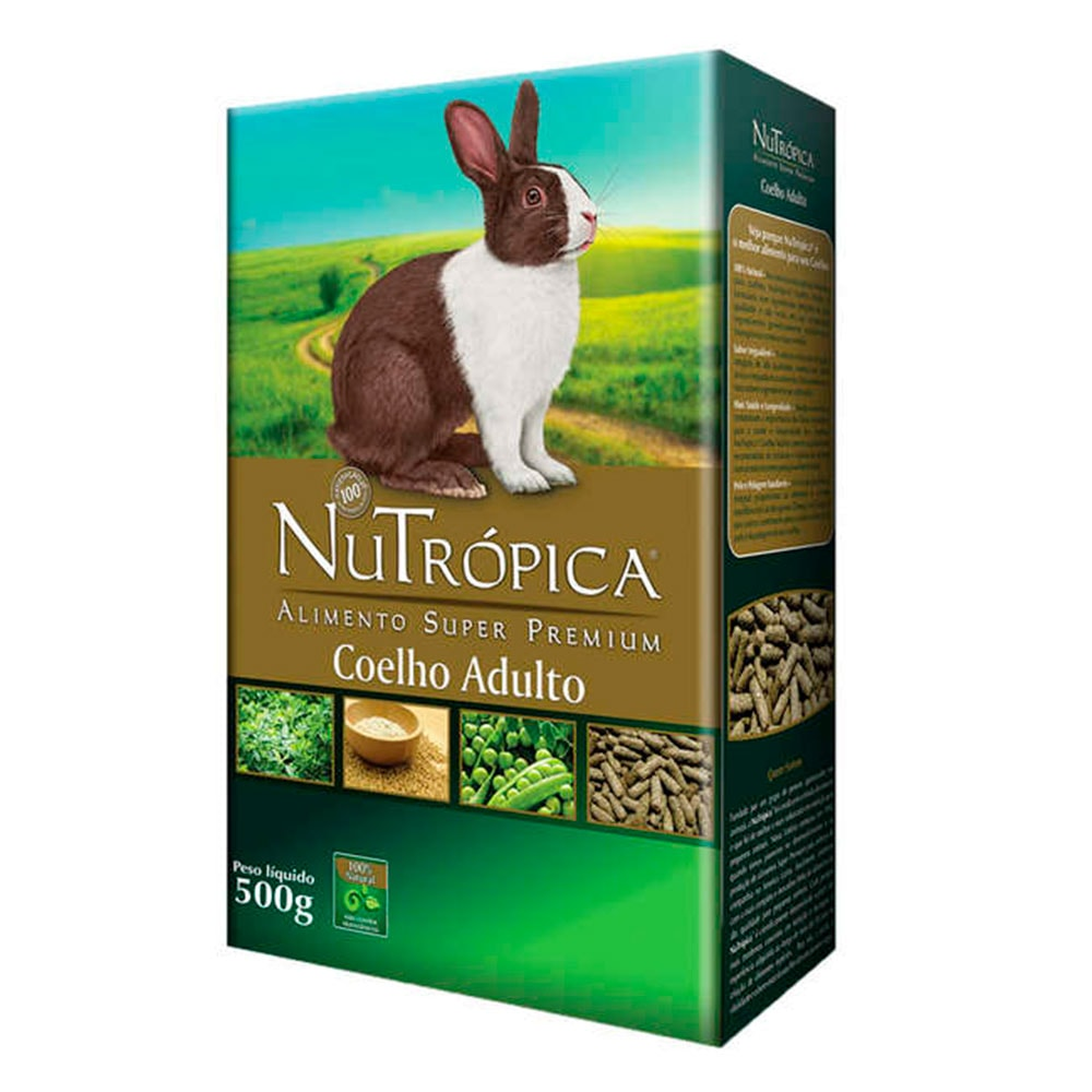 Ração Nutrópica Coelho Adulto - 500g Ração Nutrópica Coelho Adulto - 500g
