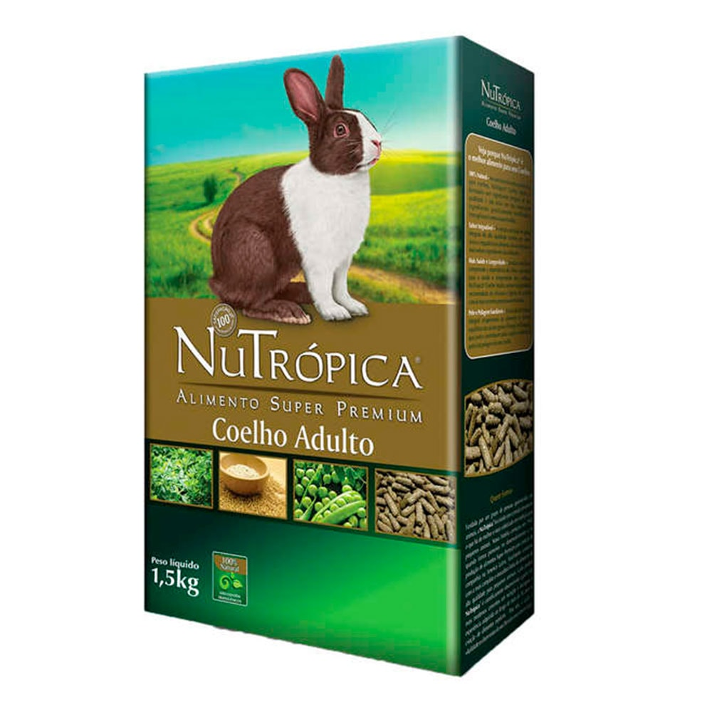 Ração Nutrópica Coelho Adulto - 1,5kg Ração Nutrópica Coelho Adulto - 1,5kg