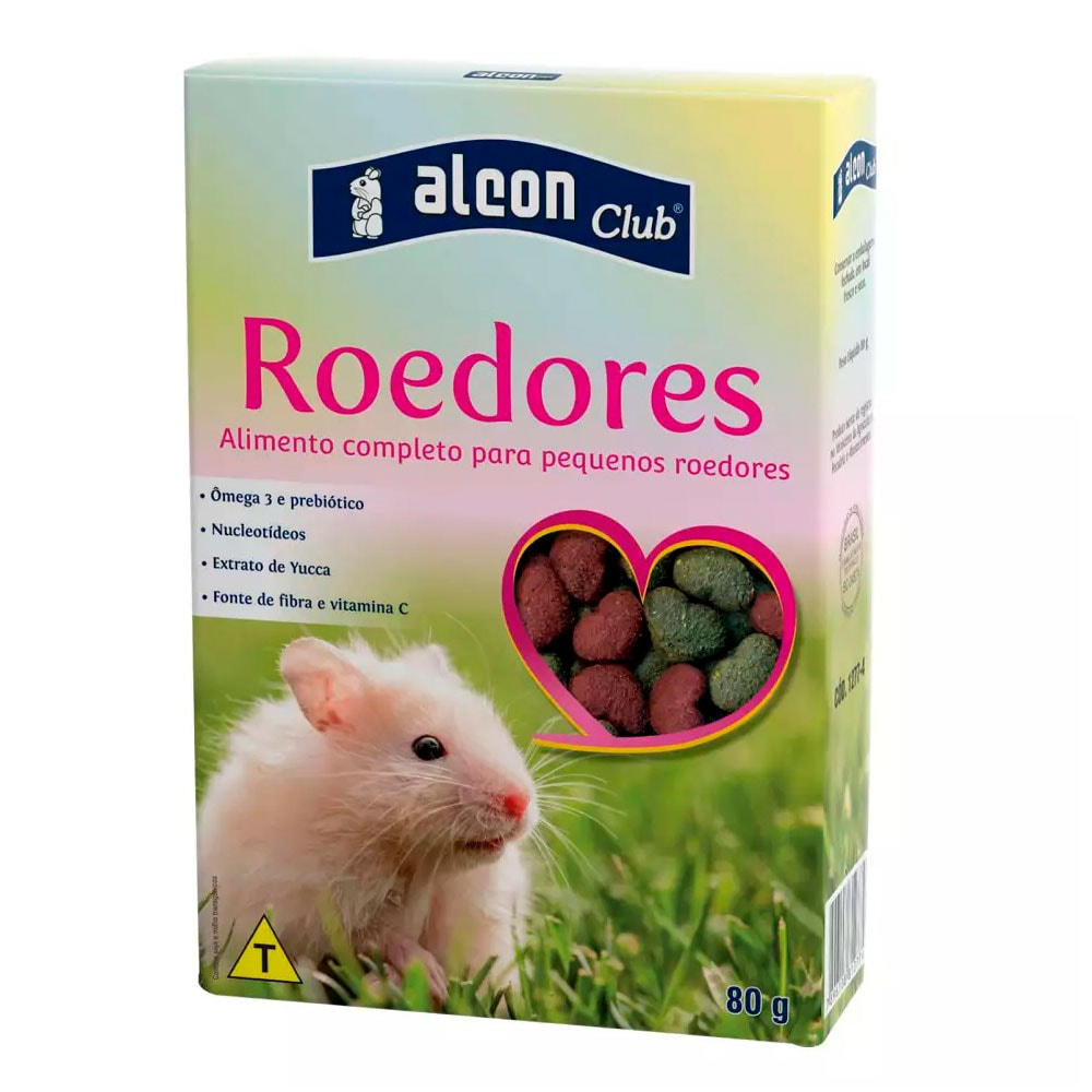 Ração Roedores Alcon Club 80g Ração Roedores Alcon Club 80g