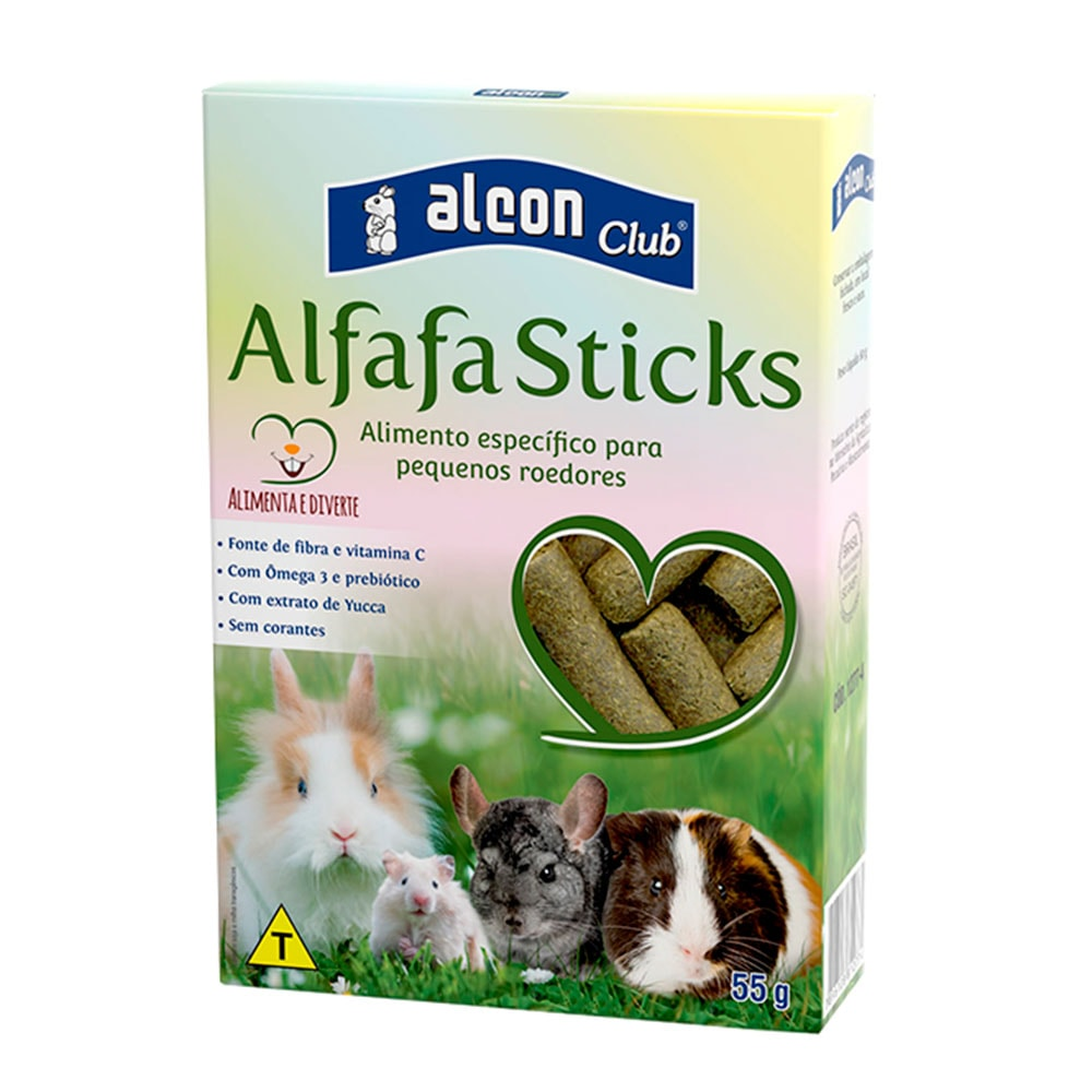 Ração Roedores Alcon Club Alfafa Sticks 55g Ração Roedores Alcon Club Alfafa Sticks 55g
