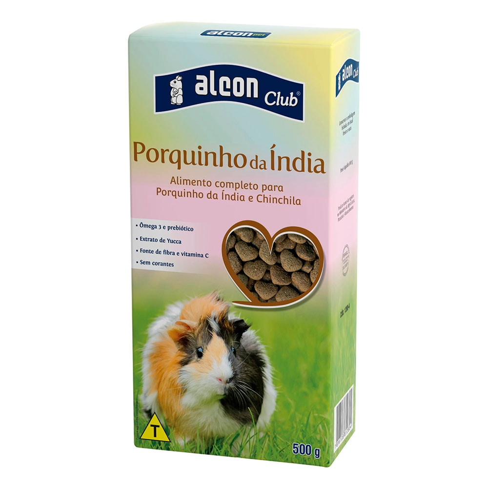 Ração Porquinho da Índia Alcon Club 500g Ração Porquinho da Índia Alcon Club 500g