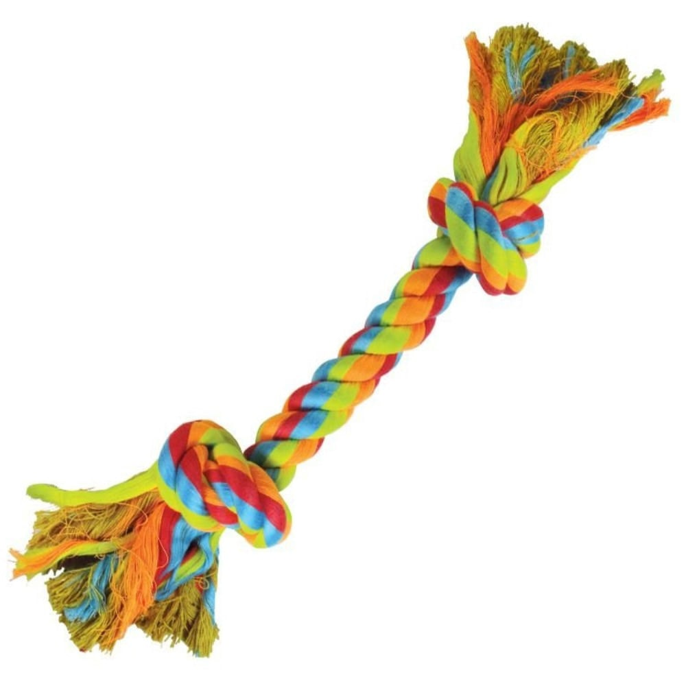 Brinquedo Cães Jambo Mordedor Corda Dental Bone Color - Grande Brinquedo Cães Jambo Mordedor Corda Dental Bone Color - Grande