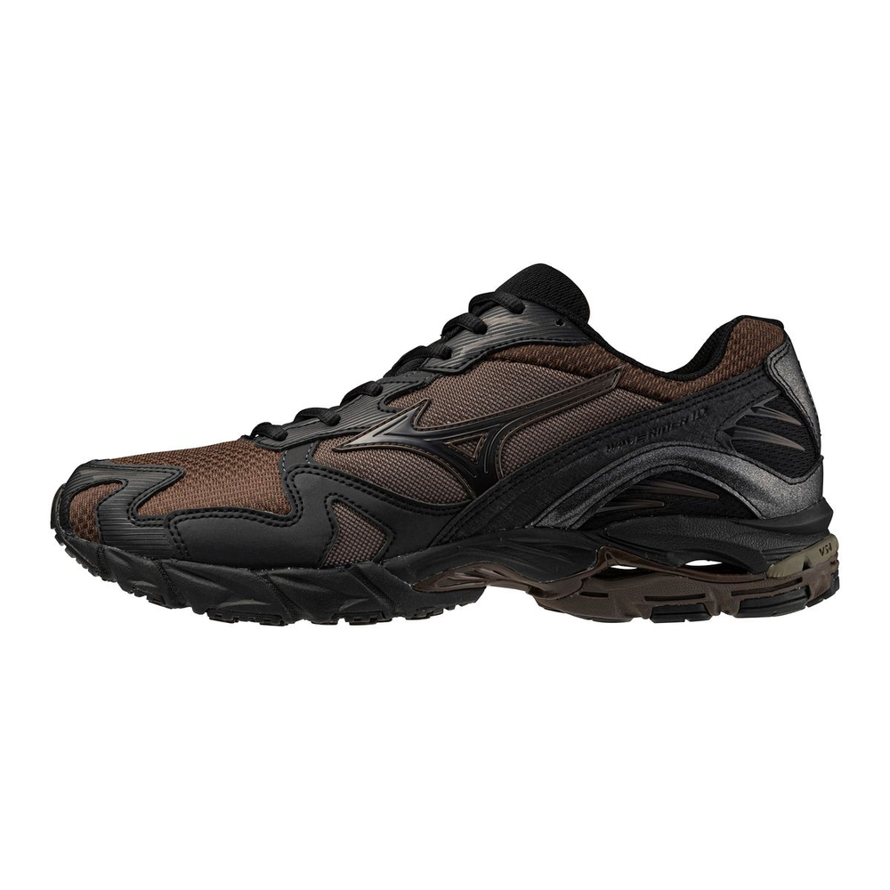 Tênis Mizuno Wave Rider 10 Vainl Archive 42 Marrom Tênis Mizuno Wave Rider 10 Vainl Archive 42 Marrom
