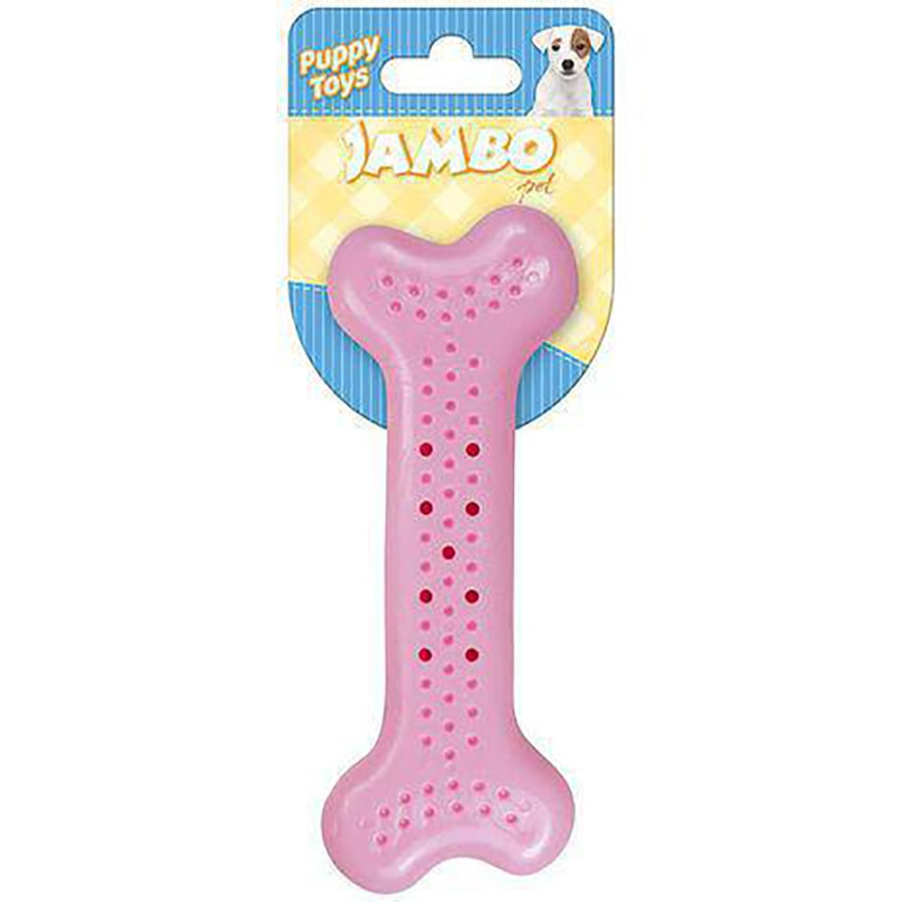 Brinquedo Cães Jambo Ossinho Baby Flat Rosa Brinquedo Cães Jambo Ossinho Baby Flat Rosa