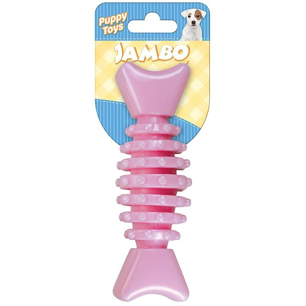 Brinquedo Cães Jambo Ossinho Baby Dent Rosa Brinquedo Cães Jambo Ossinho Baby Dent Rosa