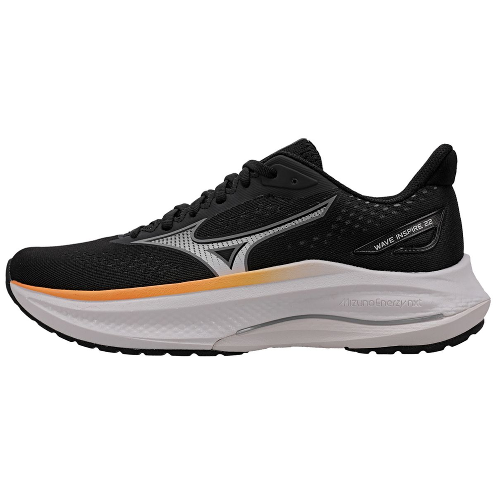 Tênis de Corrida Mizuno Wave Inspire 22 Feminino 36 Preto Tênis de Corrida Mizuno Wave Inspire 22 Feminino 36 Preto
