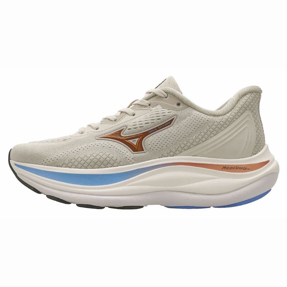 Tênis de Corrida Mizuno Wave Skyway 38 Bege
