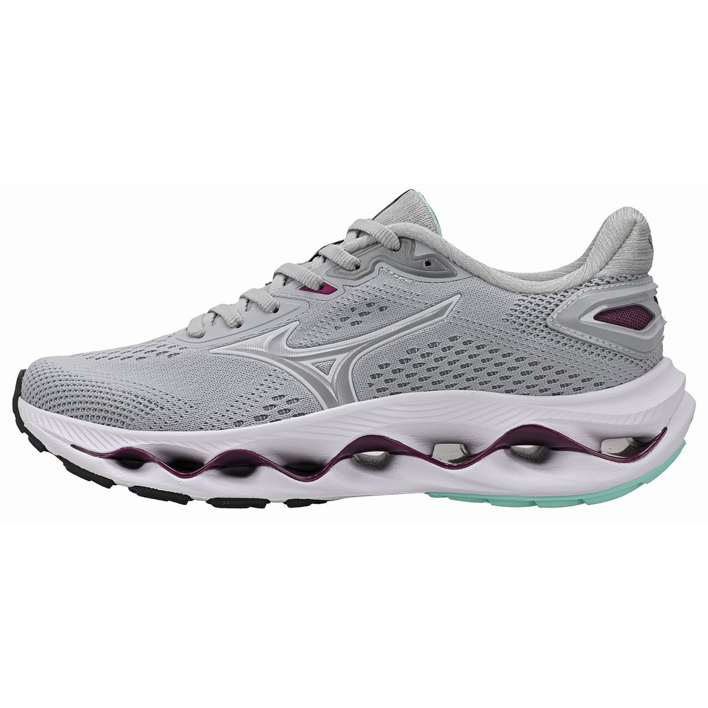 Tênis de Corrida Mizuno Wave Legend 5 34 Cinza Tênis de Corrida Mizuno Wave Legend 5 34 Cinza